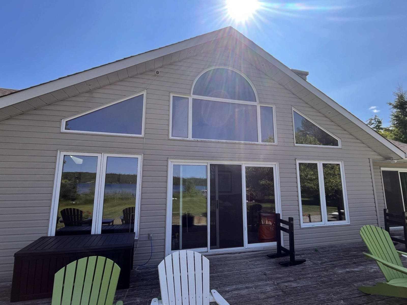 Cottage country window film project
